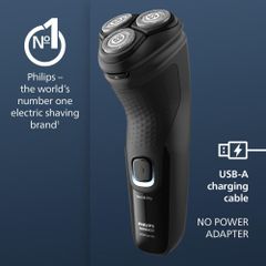 Máy cạo râu Philips Norelco 2400 - Lưỡi dao ComfortCut tự mài, Cạo râu sạch sẽ, Thân thiện với da nhạy cảm, Thiết kế bền đẹp
