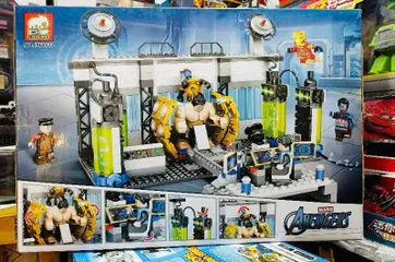 Đồ Chơi Lắp Ráp Siêu Anh Hùng Mars Avengers Elephant JX60033 Có 791 Chi Tiết