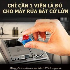 Viên rửa chén bát Finish Quantum Đức 64v 85v 100v