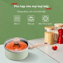 Quánh Chống Dính Tefal So Matcha 18cm - Nồi Nấu An Toàn Không PFOA, Thiết Kế Hiện Đại, Chống Dính Bền Bỉ