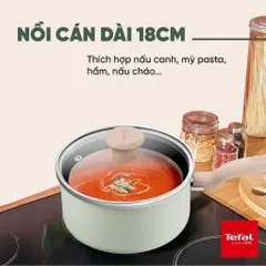 Quánh Chống Dính Tefal So Matcha 18cm - Nồi Nấu An Toàn Không PFOA, Thiết Kế Hiện Đại, Chống Dính Bền Bỉ