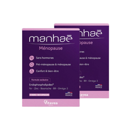 Viên Uống MANHAE Cân Bằng Nội Tiết Tố Giúp Da Sáng Mịn, Hồng Hà Tự Nhiên - Hàng Chính Hãng Từ Pháp