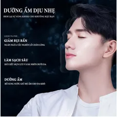 Nước Cân Bằng Toner Giàu Khoáng Dành Cho Da Dầu Unisex Blueman 100ml - Làm Dịu Da, Cấp Ẩm Tối Ưu, Chống Lão Hóa