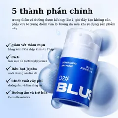 Kem che khuyết điểm nam giới BB Cream kem nền nam che mụn thâm sẹo hình xăm - Hudu Cosmetics