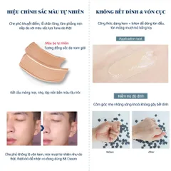 Kem che khuyết điểm nam giới BB Cream kem nền nam che mụn thâm sẹo hình xăm - Hudu Cosmetics