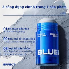 Mặt Nạ Đất Sét Blueman 40g - Làm Sạch Sâu, Giảm Mụn, Mờ Thâm Từ Thiên Nhiên - Chăm Sóc Da Mặt Hiệu Quả