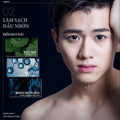 Sữa Rửa Mặt Nam Da Dầu Trắng Da Ngừa Mụn Dưỡng Da Thương Hiệu Blueman Men Clean Dạng Gel 200g