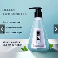 Kem đánh răng soda bạc hà Hello Blueman hương thơm tươi mát 210g