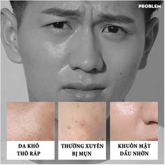 Sữa Rửa Mặt Nam Da Dầu Trắng Da Ngừa Mụn Thương Hiệu Blueman Iceman 180ml Dạng Bọt - Hudu Cosmetics