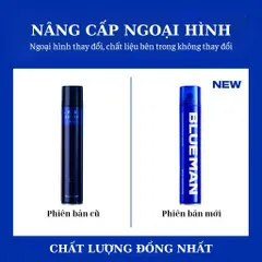Sáp Vuốt Tóc Nam Blueman - Keo Xịt Giữ Nếp Lâu, Tăng Độ Phồng, Hương Thơm Dễ Chịu, 90g