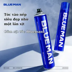 Sáp Vuốt Tóc Nam Blueman - Keo Xịt Giữ Nếp Lâu, Tăng Độ Phồng, Hương Thơm Dễ Chịu, 90g