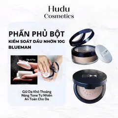 Phấn phủ trang điểm cho nam giới phấn lót kiểm soát dầu Blueman che khuyết điểm 10g nâng tone makeup