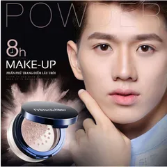 Phấn phủ trang điểm cho nam giới phấn lót kiểm soát dầu Blueman che khuyết điểm 10g nâng tone makeup