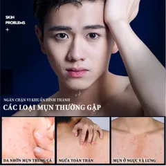 Xà Phòng Rửa Mặt Blueman 80g - Làm Sạch Da, Trắng Da, Giảm Mụn, Muối Biển Thiên Nhiên, Sản Phẩm Chăm Sóc Da Mặt Chất Lượng