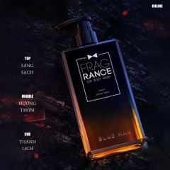 Sữa tắm Luxury sữa tắm nam hương nước hoa sữa tắm thượng lưu Blueman 500ml -  Hudu Cosmetic