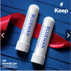 Ống Hít Thông Mũi Bạc Hà Blueman Sảng Khoái Giảm Buồn Ngủ Căng Thẳng 10g - Hudu Cosmetics