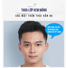 Kem che khuyết điểm cho nam Light Makeup kem nâng tone da, chống nắng Blueman 50ml - Hudu Cosmetics