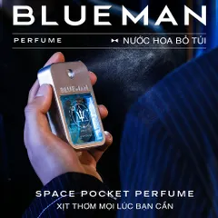 Nước Hoa Nam Thơm Lâu Blueman - Nước Hoa Mini Cho Nam Hương Thơm Lịch Lãm 30ml - Hudu Cosmetics