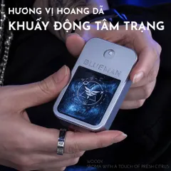 Nước Hoa Nam Thơm Lâu Blueman - Nước Hoa Mini Cho Nam Hương Thơm Lịch Lãm 30ml - Hudu Cosmetics