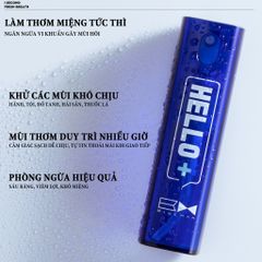 Xịt Thơm Miệng Blueman Hương Bạc Hà Giúp Làm Thơm Miệng, Giảm Hôi Miệng Và Khử Khuẩn - Hudu Cosmetics