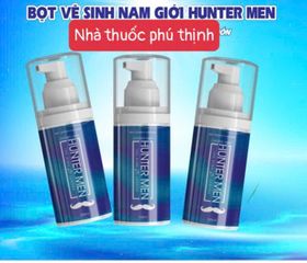 Bọt Vệ Sinh Nam Hunter Men - Dung Dịch Làm Sạch, Khử Mùi Hương Nước Hoa 100ml - Sản Phẩm Chăm Sóc Nam Giới Chính Hãng