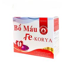 Viên uống BỔ MÁU FE KORYA Bổ sung sắt và acid folic cho cơ thể - Hộp 8 vỉ x 10 viên nang mềm