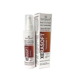 Kem Dưỡng Ẩm BioCharm Xerasoft 150ml - Giảm Ngứa Da, Làm Dịu Da Mặt, Tay, Body - Ceramide Chăm Sóc Da Nhạy Cảm