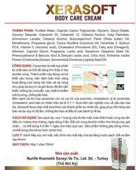 Kem Dưỡng Ẩm BioCharm Xerasoft 150ml - Giảm Ngứa Da, Làm Dịu Da Mặt, Tay, Body - Ceramide Chăm Sóc Da Nhạy Cảm