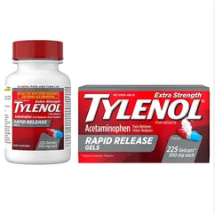 Viên uống giảm đau Tylenol Extra Strength 500mg - Hỗ trợ giảm đau hiệu quả với 225 viên - Sản phẩm chất lượng từ Mỹ