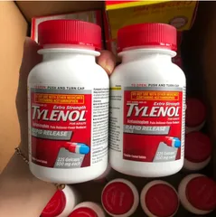 Viên uống giảm đau Tylenol Extra Strength 500mg - Hỗ trợ giảm đau hiệu quả với 225 viên - Sản phẩm chất lượng từ Mỹ