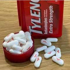 Viên uống giảm đau Tylenol Extra Strength 500mg - Hỗ trợ giảm đau hiệu quả với 225 viên - Sản phẩm chất lượng từ Mỹ