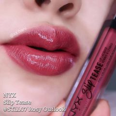 Son Kem Bóng Nyx Slip Tease Full Color - Son Môi Bóng Satin Dưỡng Ẩm, Màu Sắc Rực Rỡ, Phù Hợp Mọi Dịp, Mùi Vanilla Ngọt Ngào