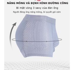 Quần Lót Nâng Mông Nam - Giải Pháp Tạo Dáng Cho Văn Phòng, Đai Lưng Đàn Hồi, Thoáng Khí, Tự Tin Hơn Mỗi Ngày
