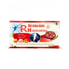 Viên uống Bổ Thần Kinh RH 1500.Oxtra - Hỗ trợ giảm mệt mỏi, căng thẳng và cải thiện giấc ngủ - Hộp 30 viên chiết xuất tự nhiên