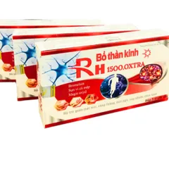 Viên uống Bổ Thần Kinh RH 1500.Oxtra - Hỗ trợ giảm mệt mỏi, căng thẳng và cải thiện giấc ngủ - Hộp 30 viên chiết xuất tự nhiên