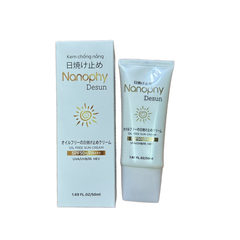 Kem Chống Nắng Lovita Nanophy Desun SPF50 PA+++ - Bảo Vệ Da Dầu Mụn, Ngăn Lão Hóa, Dưỡng Ẩm, 50ml Nhật Bản