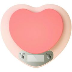 Cân Tiểu Ly Hình Tim Chính Xác 1g-5kg - Cân Nhà Bếp Đo Lường Thực Phẩm & Trang Sức - Thiết Kế Đáng Yêu