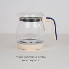 Nắp Đậy Bình Đun Thủy Tinh Bear TNQ-D12D1 - Phụ Kiện Thay Thế Cho Ấm Đun Nước Pha Sữa, Chất Liệu Inox Cao Cấp
