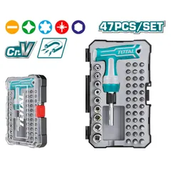 Bộ Tua Vít Tay Cầm Chữ T Tự Động 47 Chi Tiết TOTAL TACSD30476 - Dụng Cụ Sửa Chữa Đa Năng, Chất Lượng Cao