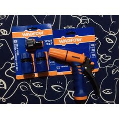 Vòi Xịt Nhựa Wadfow WNE8E34 - 3 Chế Độ Tưới Cây, Rửa Xe, Vệ Sinh Sân Vườn Tiện Lợi và Dễ Sử Dụng