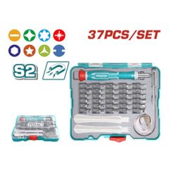 Bộ tuốc nơ vít đa năng 37 chi tiết Total TACSD30376 - Bộ dụng cụ sửa chữa tiện lợi, bền bỉ cho điện tử và gia dụng