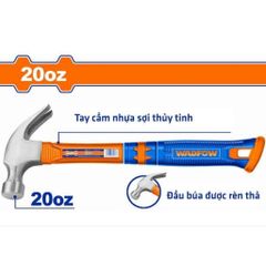 Búa Nhổ Đinh Wadfow WHM3320 560g - Dụng Cụ Chắc Chắn, Thiết Kế Tiện Dụng, Nhổ Đinh Nhanh Chóng, Phù Hợp Với Thợ Mộc và Xây Dựng
