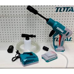 Máy xịt rửa áp lực cao Total TPWLI20362_[20V] di động mạnh mẽ, phụ kiện đầy đủ, làm sạch xe và sân vườn tiện lợi