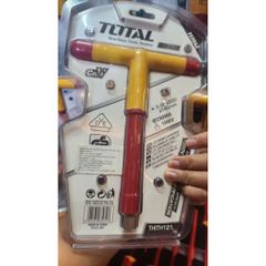 Tay Vặn Chữ T Cách Điện Total THITH121 1/2 Inch - Dụng Cụ Siết Mở Bu Lông Đai Ốc An Toàn 1000V cho Ngành Điện và Cơ Khí