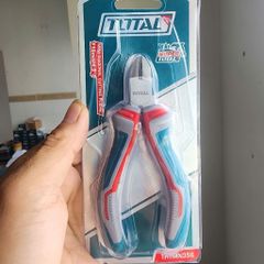 Kìm cắt mini Total THTMN356 - 115mm, chất lượng cao, thiết kế nhỏ gọn, lý tưởng cho sửa chữa điện tử và DIY