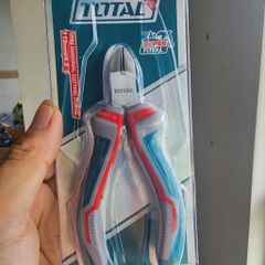 Kìm cắt mini Total THTMN356 - 115mm, chất lượng cao, thiết kế nhỏ gọn, lý tưởng cho sửa chữa điện tử và DIY