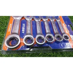Bộ 6 Cờ Lê Vòng Miệng Tự Động Mini WSP6406 WADFOW - Dụng Cụ Cơ Khí Chất Lượng Cao 8-17mm, Thép Cr-V Bền Bỉ