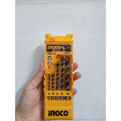 Bộ Mũi Khoan Bê Tông 5 Chi Tiết INGCO AKD3051 - Dụng Cụ Chuyên Dụng Cho Khoan Gạch, Bê Tông, Chất Liệu Hợp Kim Chịu Nhiệt