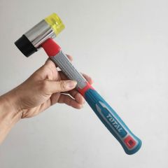 Búa Nhựa và Cao Su Total THRUH6940 40mm - Tay Cầm Sợi Thủy Tinh Chắc Chắn, Dụng Cụ Đóng Không Gây Hỏng Bề Mặt