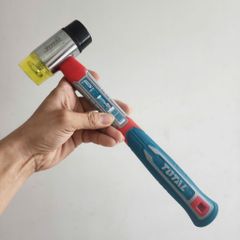 Búa Nhựa và Cao Su Total THRUH6940 40mm - Tay Cầm Sợi Thủy Tinh Chắc Chắn, Dụng Cụ Đóng Không Gây Hỏng Bề Mặt